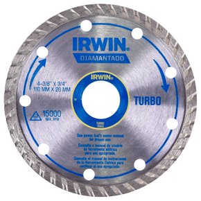 Disco Diamantado Turbo 110x20mm IW13893 Irwin