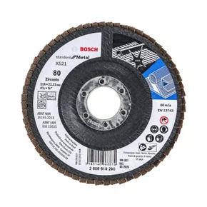 Disco Flap 115x22mm GR 80 Std Metal FA2608619290 Bosch