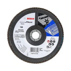Disco Flap 180x22mm GR 120 Std Eco Inox/Metal 2608619295 Bosch