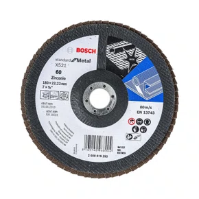Disco Flap 180x22mm GR 60 Std Eco Inox/Metal 2608619293 Bosch