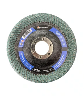 Disco Flap Curvo 115x22mm  GR  40 Supra ZA Flex - 5305 - SC WELD