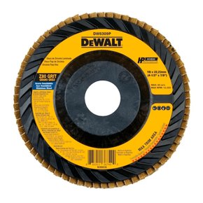 Disco Flap Plástico Z 80 4 1/2" x 7/8" DW8309P-AR DeWalt
