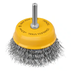 Escova Copo Aço Inox Ondulada 65mm x 06mm 74477355 Denzel