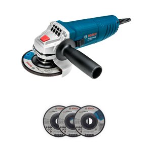 Esmerilhadeira 4.1/2" Bosch 850W 220V GWS 850 com 3 Discos