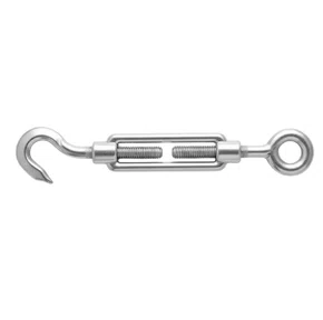 Esticador Inox Gancho x Olhal M6 – 1/4" Carbostorm