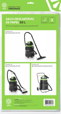 Filtro Descartável 50L 3 Un SBNFILTROD50L IPC Brasil