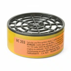 Filtro RC203 para Máscara Respiratória CG 306 Carbografite