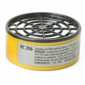 Filtro RC206 para Máscara Respiratória CG 306 Carbografite