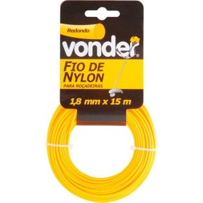 Fio de Nylon 1,8mm x 15m Redondo Vonder