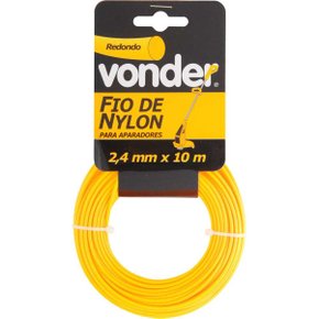 Fio de Nylon 2,4mm x 10m Redondo Vonder