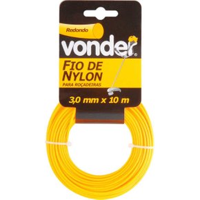 Fio de Nylon 3,0mm x 10m Redondo Vonder