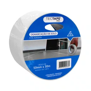 Fita de Demarcação 48mm x 30m Branca 400 Tectape
