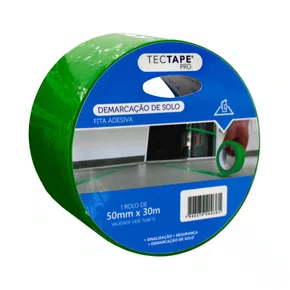 Fita de Demarcação 48mm x 30m Verde 400 Tectape