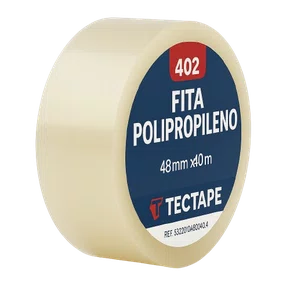 Fita Polipropileno 48mm x 40m Transparente 322 Tectape