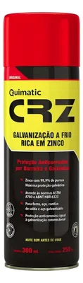 Galvanização a Frio CRZ Quimatic Spray 300 ml DM1 Tapmatic