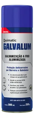 Galvanização a Frio Galvalum Quimatic Spray 300ml DN1 Tapmatic