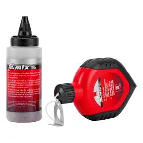 Giz de Linha 30M Tubo Com Giz 115g Vermelho 848559 MTX