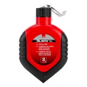 Giz de Linha 30M com Giz Vermelho MTX 848559 | Marcação Prof