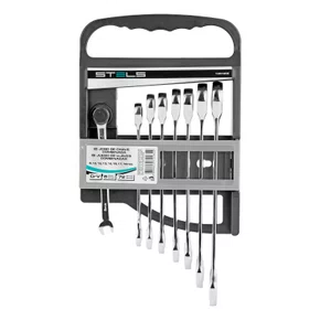 Jogo De Chaves Combinadas 8 a 19mm Com Catraca 8 Peças 1451455 Stels