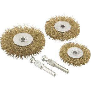 Jogo de Escovas Circulares de Aço 1/4” 5 Peças Vonder