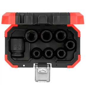 Jogo De Soquetes De Impacto 1/2 10-24mm 8pcs R63003008 Gedore Red