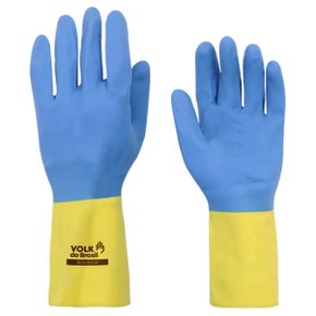 Kit 15 Luvas Bicolor Slim 108301830 M/G/EG