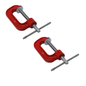 Kit 2 Grampos Sargento De Fixação Tipo C N.2 3285 Metalcava