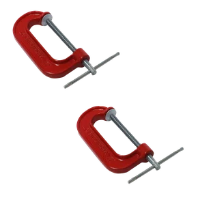 Kit 2 Grampos Sargento De Fixação Tipo C N. 4 3287 Metalcava