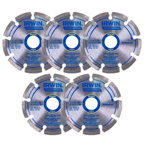 Kit 5 Discos Diamantados Segmentados 110x20mm IW13892 Irwin