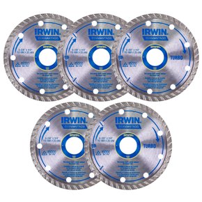 Kit 5 Discos Diamantados Turbo 110x20mm IW13893 Irwin