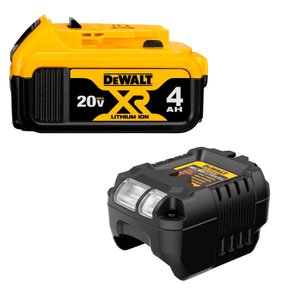 Kit Bateria 4Ah DCB204 + Carregador DCB1102 DeWalt