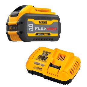 Kit Bateria 9Ah FlexVolt + Carregador DeWalt