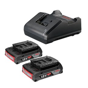 Kit Carregador GAL 18V-20 + 2 Baterias 18V 2Ah Bosch