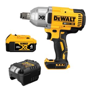 Kit Chave de Impacto DCF897 + Bateria 4Ah + Carregador DeWalt