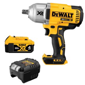 Kit Chave de Impacto DCF899 + Bateria 4Ah + Carregador DeWalt