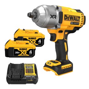 Kit Chave de Impacto DCF900 + 2 Baterias 4Ah + Carregador DeWalt