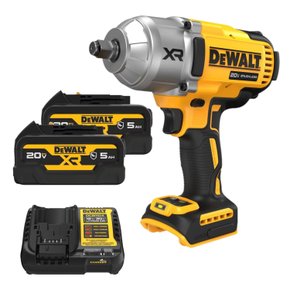 Kit Chave de Impacto DCF900 + 2 Baterias 5Ah + Carregador DeWalt