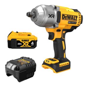 Kit Chave de Impacto DCF900 + Bateria 4Ah + Carregador DeWalt