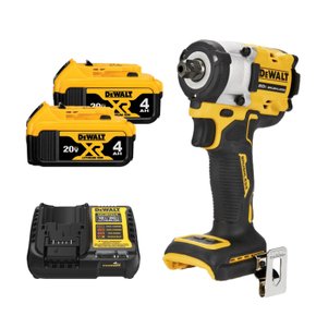 Kit Chave de Impacto DCF922 + 2 Baterias 4Ah + Carregador DeWalt