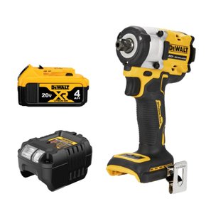 Kit Chave de Impacto DCF922 + Bateria 4Ah + Carregador DeWalt