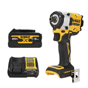 Kit Chave de Impacto DCF922 + Bateria 5Ah + Carregador DeWalt