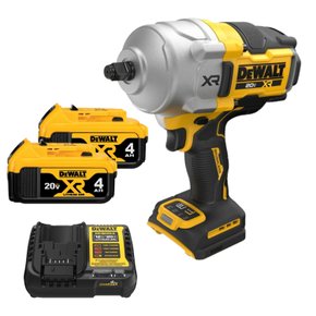 Kit Chave de Impacto DCF961 + 2 Baterias 4Ah + Carregador DeWalt