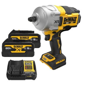 Kit Chave de Impacto DCF961 + 2 Baterias 5Ah + Carregador DeWalt