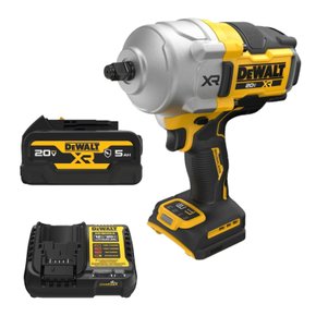 Kit Chave de Impacto DCF961 + Bateria 5Ah + Carregador DeWalt