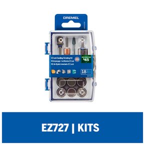 Kit De Acessórios 18 peças Para Esmerilhar e Lixar EZ727 Dremel