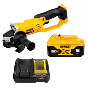 Kit Esmerilhadeira DCG412B + Bateria 5Ah + Carregador DeWalt