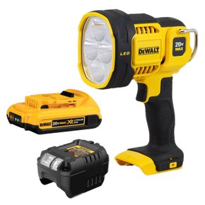 Kit Lanterna DCL043 + Bateria 2Ah + Carregador DeWalt
