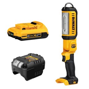 Kit Lanterna DCL050 + Bateria 2Ah + Carregador DeWalt