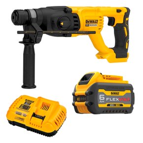 Kit Martelete Rompedor DCH133B-B3 + Bateria 6Ah + Carregador DeWalt