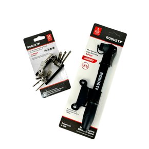 Kit Mini Bomba e Jogo de Ferramentas Bicicleta Robust